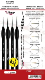 mirage-hobby-zestaw-4-pedzli-natural-wlosie-naturalne