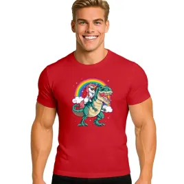 koszulka-meska-t-shirt-jednorozec-unicorn-dinozaur-xl-prezent-jakosc