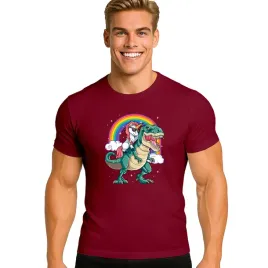 koszulka-meska-t-shirt-jednorozec-unicorn-dinozaur-xl-prezent-jakosc