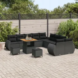 sofa-ogrodowa-w-13-elementach-z-poduszkami-czarny-polirattan-akacja