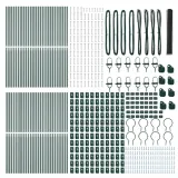 szary-plot-heksagonalny-1x100-m-stal-wysokosc-1-m