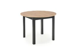stol-okragly-rozkladany-ringo-102-142cm-dab-artisan-czarne-nogi