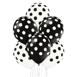 balony-kropki-bialo-czarne-6szt-or-bn06-586
