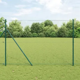 ogrodzenie-w-ksztalcie-heksagonu-zielone-15x50-m-stal-slupki-ogrodzeniowe