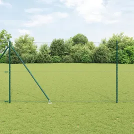 ogrodzenie-hexagonalne-zielone-1-6x50-m-stal-slupki-ogrodzeniowe-z-kotwa-1