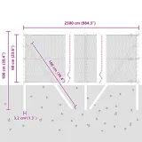 plot-heksagonalny-0-6x25-m-ze-stali-ocynkowanej-stan-nowy-producent-vidaxl
