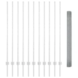 ogrodzenie-z-drutu-spawanego-z-22-slupkami-srebrnymi-1-4x25-m-stalowe