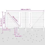 plot-hexagonowy-szary-14x10-m-stalowy-stan-nowy-producent-vidaxl