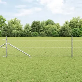 ogrodzenie-szesciokatne-05x10-m-ze-stali-ocynkowanej-slupki-ogrodzeniowe
