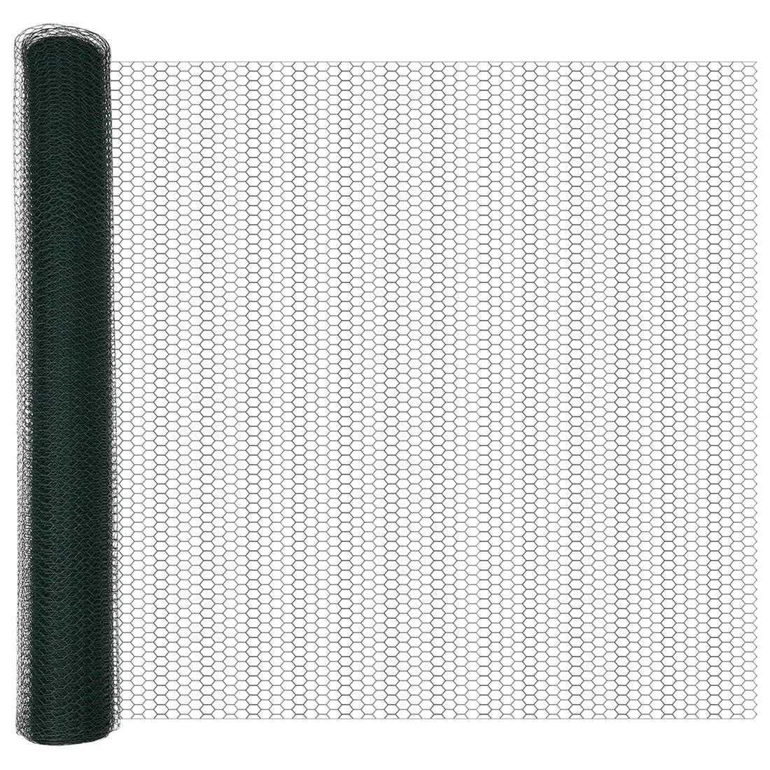 plot-heksagonalny-zielony-1x50-m-stal