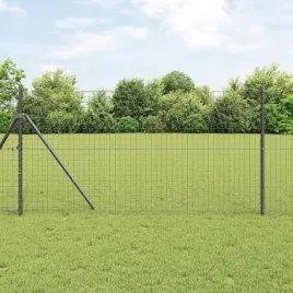 slupki-ogrodzeniowe-7-szt-szary-o32-mm-150-cm-stal-ocynkowana