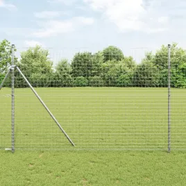 slupki-ogrodzeniowe-26-szt-o32-mm-210-cm-galwanizowana-stal