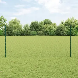 slupki-ogrodzeniowe-11-szt-u-channel-zielony-120-cm-stal