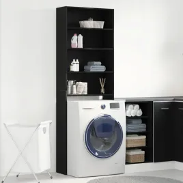 szafka-na-pralke-czarny-dab-64x24x190-cm-drewno-inzynieryjne