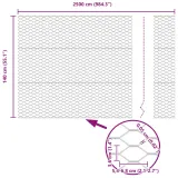 plot-heksagonalny-1-4x25-m-stal-ocynkowana-producent-vidaxl