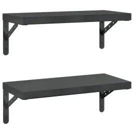 polki-scienne-2-szt-50x235-cm-czarna-stal-nierdzewna