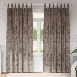zaslony-welurowe-2-sztuki-z-oczkami-cappuccino-260x140-cm