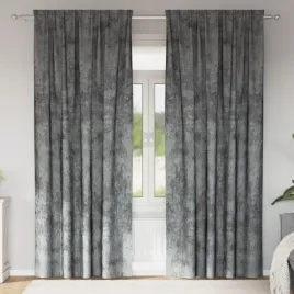 zaslony-welurowe-2-szt-z-oczkami-szare-225x140-cm
