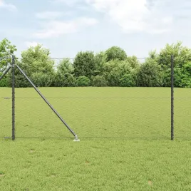 ogrodzenie-heksagonalne-szare-1x100-m-stal-slupki-ogrodzeniowe-z-kolcem-13
