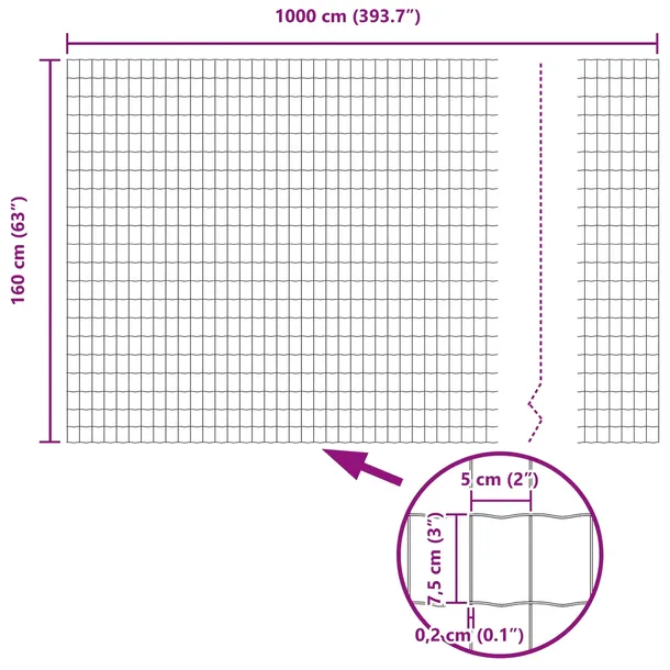 euro-plot-szary-16x10-m-stal-stan-nowy-dlugosc-10-m
