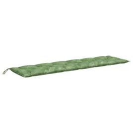 poduszka-ogrodowa-200-x-50-x-7-cm-wzor-w-liscie-poliester-zielona