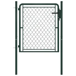 zielona-brama-stalowa-100-x-150-cm-z-zamkiem-i-klamka