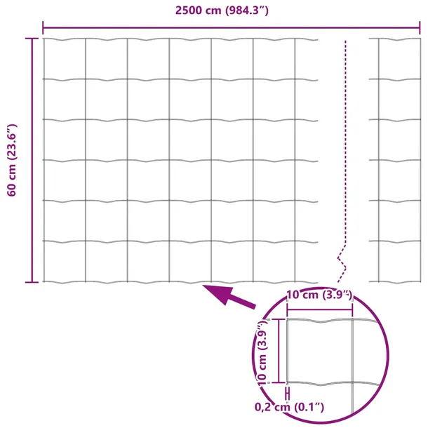 szary-plot-euro-1-4x10-m-stal-stan-nowy-dlugosc-10-m