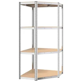 srebrny-regal-narozny-75-x-75-x-160-cm-stal-i-material-drewnopochodny