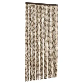 zaslona-przeciw-owadom-100-x-220-cm-bezowo-brazowa-szenil-polipropylenow