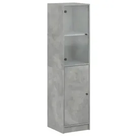 szafka-ze-szklanymi-drzwiami-szarosc-betonu-35x37x142-cm