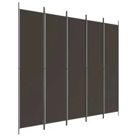 skladany-parawan-pokojowy-z-tkaniny-5-panelowy-brazowy-250x220-cm