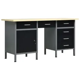 stol-warsztatowy-z-szufladami-i-szafka-stalowy-czarno-szary-160x60x85