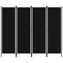 parawan-4-skrzydlowy-wolnostojacy-z-tkaniny-i-zelaza-czarny-200x180-cm