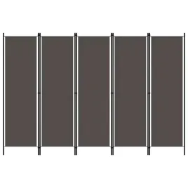 parawan-5-skrzydlowy-z-tkaniny-i-rama-z-zelaza-250x180-cm-antracytowy