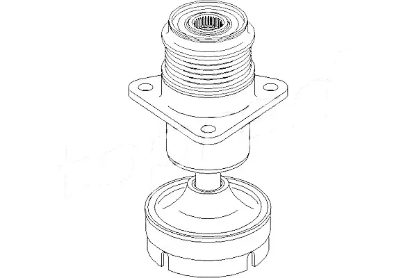 kolo-pasowe-alternatora-ford-stan-nowy-waga-z-opakowaniem-2-kg