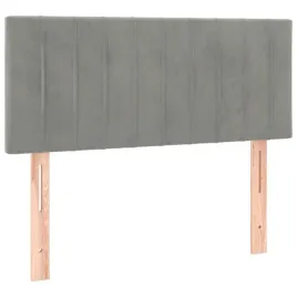 zaglowek-lozka-aksamitny-regulowany-jasnoszary-90x5x78-88-cm