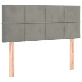 zaglowek-lozka-aksamitny-regulowany-jasnoszary-90x5x78-88-cm