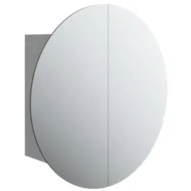 szafka-lazienkowa-z-okraglym-lustrem-led-szara-47-x-47-x-175-cm