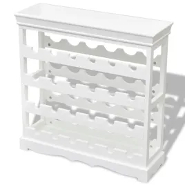 stojak-na-24-butelki-wina-bialy-mdf-i-drewno-jodlowe-70x225x705-cm