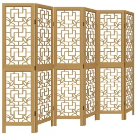 parawan-z-litego-drewna-paulownia-brazowy-210-215x160-cm-6-paneli