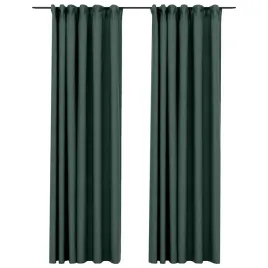zaslony-zaciemniajace-stylizowane-na-len-140x225-cm-zielone-z-haczykami