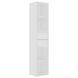 regal-z-4-polkami-i-2-szufladami-bialy-36-x-30-x-171-cm