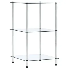 szklana-polka-z-3-poziomami-hartowane-szklo-stal-nierdzewna-40x40x67-cm