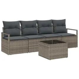 5-czesciowy-zestaw-sof-ogrodowych-szary-rattan-60-cm-glebokosc-siedziska