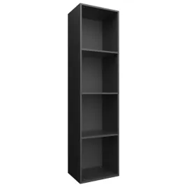 regal-na-ksiazki-4-przegrody-czarny-36x30x143-cm