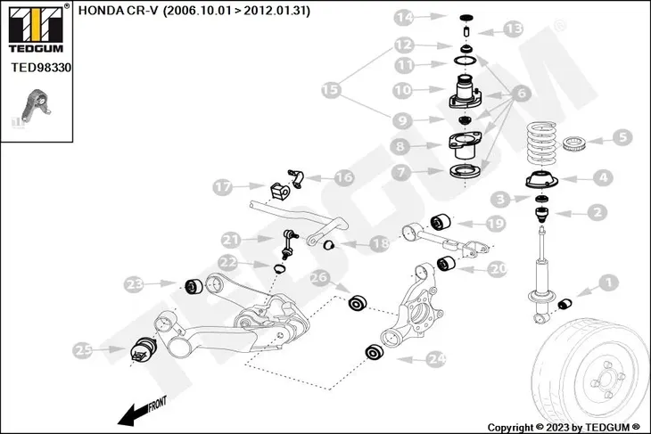 poduszka-mostu-honda-t-cr-v-06-numer-katalogowy-oryginalu-honda-50721s5c003-honda-50721-s5c-003-honda-50721s5c013-honda-50721-s5c-013