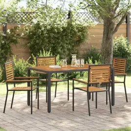 krzesla-ogrodowe-4-pcs-kremowy-brazowy