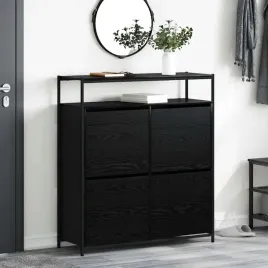 szafka-na-buty-z-4-szufladami-przesuwnymi-czarny-dab-100x34x112-cm