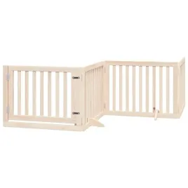 skladana-bramka-dla-psa-z-drzwiami-4-panele-320-cm