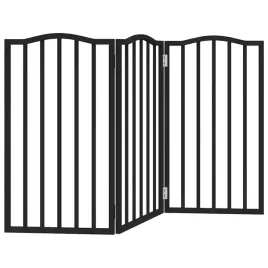 skladana-bramka-dla-psa-3-panele-czarna-150-cm